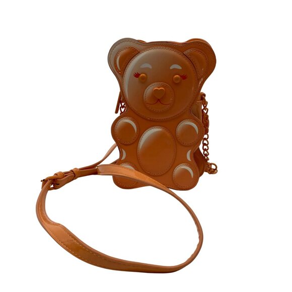 Betsey Johnson Orange Synthetic Crossbody Bag | Gummy Bear Style - Picture 1 of 8
